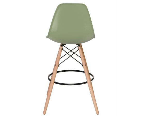 Стул барный DOBRIN DSW BAR, ножки светлый бук, цвет мятный (NX-G-09), Вариант: ножки светлый бук, цвет мятный (NX-G-09), изображение 5 | Интернет магазин мебели и декора LifeDekor