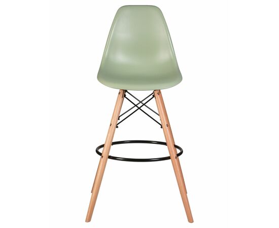 Стул барный DOBRIN DSW BAR, ножки светлый бук, цвет мятный (NX-G-09), Вариант: ножки светлый бук, цвет мятный (NX-G-09), изображение 6 | Интернет магазин мебели и декора LifeDekor