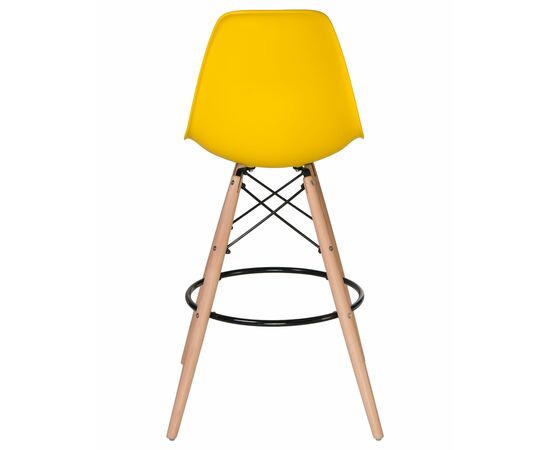 Стул барный DOBRIN DSW BAR, ножки светлый бук, цвет сиденья жёлтый (Y-01), Вариант: ножки светлый бук, цвет сиденья жёлтый (Y-01), изображение 5 | Интернет магазин мебели и декора LifeDekor