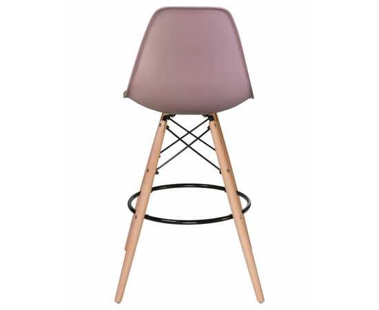 Стул барный DOBRIN DSW BAR, ножки светлый бук, цвет сиреневый (P-04), Вариант: ножки светлый бук, цвет сиреневый (P-04), изображение 5 | Интернет магазин мебели и декора LifeDekor
