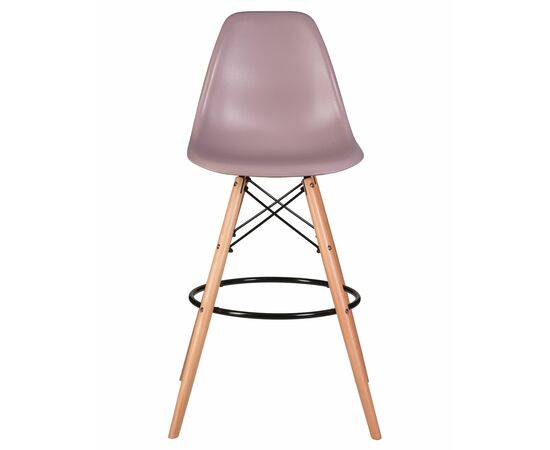 Стул барный DOBRIN DSW BAR, ножки светлый бук, цвет сиреневый (P-04), Вариант: ножки светлый бук, цвет сиреневый (P-04), изображение 6 | Интернет магазин мебели и декора LifeDekor