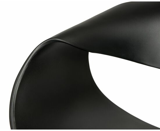 Стул обеденный DOBRIN ALIEN, ножки светлый бук, цвет чёрный (B-03), Вариант: ножки светлый бук, цвет чёрный (B-03), изображение 10 | Интернет магазин мебели и декора LifeDekor