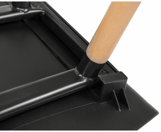 Стул обеденный DOBRIN ALIEN, ножки светлый бук, цвет чёрный (B-03), Вариант: ножки светлый бук, цвет чёрный (B-03), изображение 12 | Интернет магазин мебели и декора LifeDekor