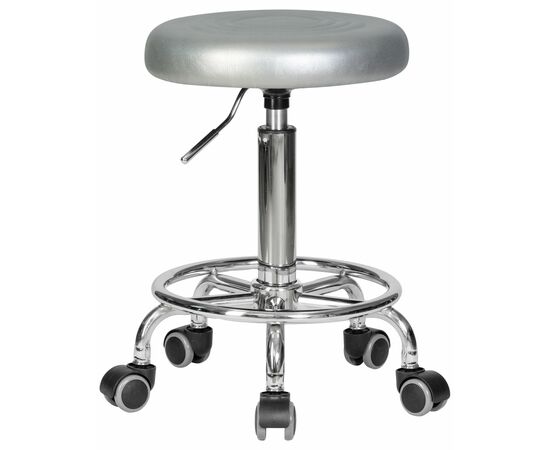 Табурет мастера DOBRIN BILLY, серебряный, Вариант: серебряный, изображение 2 | Интернет магазин мебели и декора LifeDekor