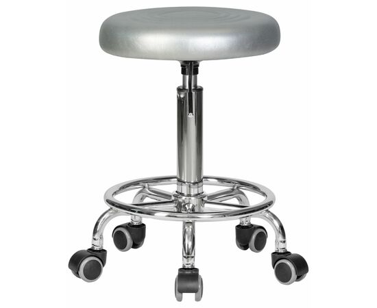 Табурет мастера DOBRIN BILLY, серебряный, Вариант: серебряный, изображение 3 | Интернет магазин мебели и декора LifeDekor