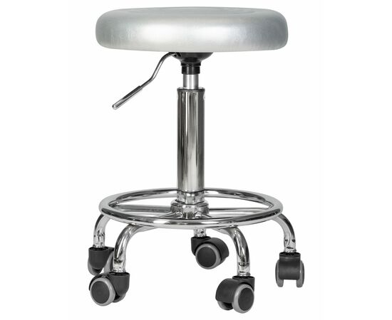 Табурет мастера DOBRIN BILLY, серебряный, Вариант: серебряный, изображение 4 | Интернет магазин мебели и декора LifeDekor