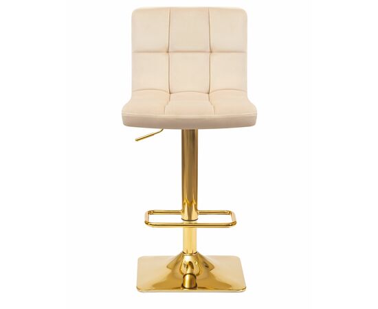Стул барный DOBRIN GOLDIE, бежевый велюр (MJ9-10), Вариант: бежевый велюр (MJ9-10), изображение 6 | Интернет магазин мебели и декора LifeDekor