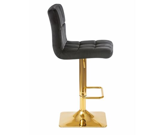 Стул барный DOBRIN GOLDIE, черный велюр (MJ9-101), Вариант: черный велюр (MJ9-101), изображение 3 | Интернет магазин мебели и декора LifeDekor