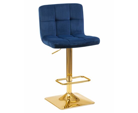 Стул барный DOBRIN GOLDIE, синий велюр (MJ9-117), Вариант: синий велюр (MJ9-117) | Интернет магазин мебели и декора LifeDekor