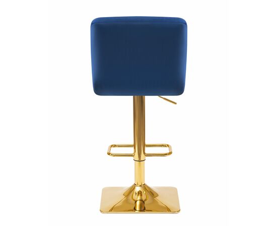 Стул барный DOBRIN GOLDIE, синий велюр (MJ9-117), Вариант: синий велюр (MJ9-117), изображение 5 | Интернет магазин мебели и декора LifeDekor