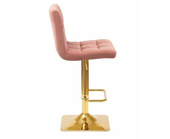 Стул барный DOBRIN GOLDIE, пудрово-розовый велюр (MJ9-32), Вариант: пудрово-розовый велюр (MJ9-32), изображение 3 | Интернет магазин мебели и декора LifeDekor