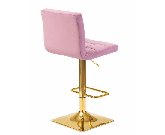 Стул барный DOBRIN GOLDIE, пудрово-сиреневый велюр (MJ9-52), Вариант: пудрово-сиреневый велюр (MJ9-52), изображение 4 | Интернет магазин мебели и декора LifeDekor