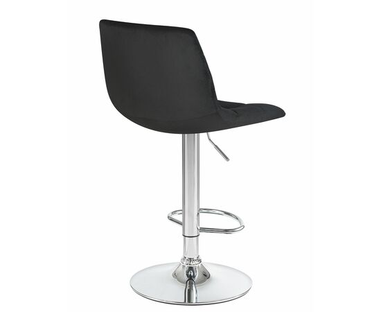 Стул барный DOBRIN TAILOR, черный велюр (MJ9-101), Вариант: черный велюр (MJ9-101), изображение 3 | Интернет магазин мебели и декора LifeDekor