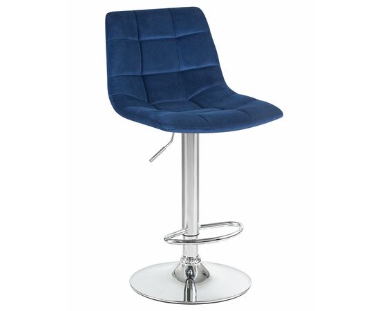 Стул барный DOBRIN TAILOR, синий велюр (MJ9-117), Вариант: синий велюр (MJ9-117), изображение 8 | Интернет магазин мебели и декора LifeDekor