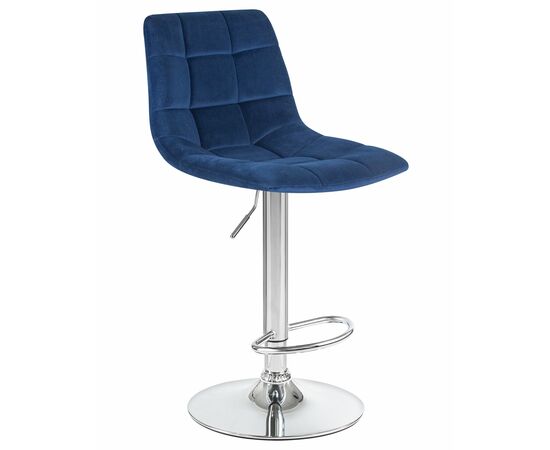 Стул барный DOBRIN TAILOR, синий велюр (MJ9-117), Вариант: синий велюр (MJ9-117) | Интернет магазин мебели и декора LifeDekor