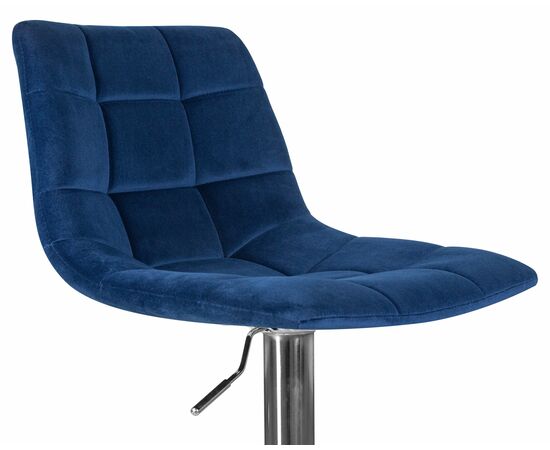 Стул барный DOBRIN TAILOR, синий велюр (MJ9-117), Вариант: синий велюр (MJ9-117), изображение 6 | Интернет магазин мебели и декора LifeDekor