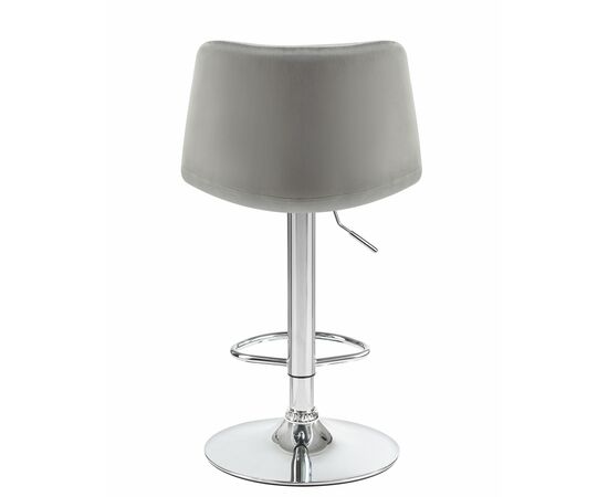 Стул барный DOBRIN TAILOR, серый велюр (MJ9-75), Вариант: серый велюр (MJ9-75), изображение 4 | Интернет магазин мебели и декора LifeDekor