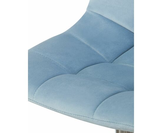 Стул барный DOBRIN TAILOR, пудрово-голубой велюр (MJ9-74), Вариант: пудрово-голубой велюр (MJ9-74), изображение 6 | Интернет магазин мебели и декора LifeDekor