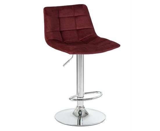 Стул барный DOBRIN TAILOR, винный велюр (MJ9-35), Вариант: винный велюр (MJ9-35), изображение 9 | Интернет магазин мебели и декора LifeDekor