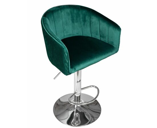 Стул барный DOBRIN DARCY, зеленый велюр (1922-9), Вариант: зеленый велюр (1922-9), изображение 7 | Интернет магазин мебели и декора LifeDekor