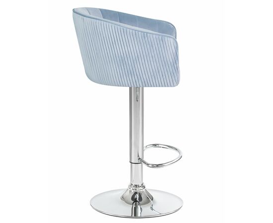 Стул барный DOBRIN DARCY, серо-голубой велюр (1922-6), Вариант: серо-голубой велюр (1922-6), изображение 3 | Интернет магазин мебели и декора LifeDekor