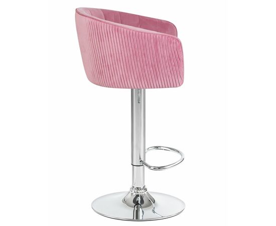 Стул барный DOBRIN DARCY, розовый велюр (1922-16), Вариант: розовый велюр (1922-16), изображение 3 | Интернет магазин мебели и декора LifeDekor