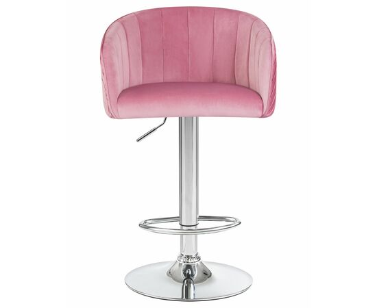 Стул барный DOBRIN DARCY, розовый велюр (1922-16), Вариант: розовый велюр (1922-16), изображение 6 | Интернет магазин мебели и декора LifeDekor