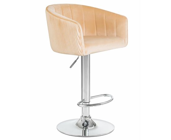 Стул барный DOBRIN DARCY, песочный велюр (1922-3), Вариант: песочный велюр (1922-3), изображение 2 | Интернет магазин мебели и декора LifeDekor