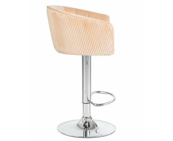 Стул барный DOBRIN DARCY, песочный велюр (1922-3), Вариант: песочный велюр (1922-3), изображение 3 | Интернет магазин мебели и декора LifeDekor