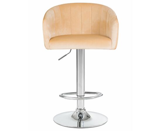 Стул барный DOBRIN DARCY, песочный велюр (1922-3), Вариант: песочный велюр (1922-3), изображение 6 | Интернет магазин мебели и декора LifeDekor