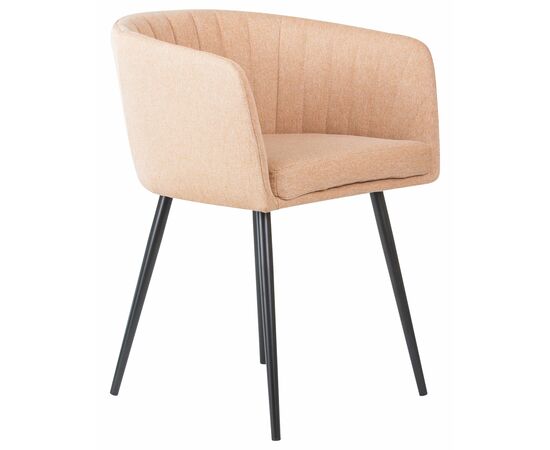 Стул обеденный DOBRIN ALINA, бежевая ткань (LAR-106D-4), Вариант: бежевая ткань (LAR-106D-4), изображение 2 | Интернет магазин мебели и декора LifeDekor