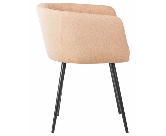 Стул обеденный DOBRIN ALINA, бежевая ткань (LAR-106D-4), Вариант: бежевая ткань (LAR-106D-4), изображение 3 | Интернет магазин мебели и декора LifeDekor