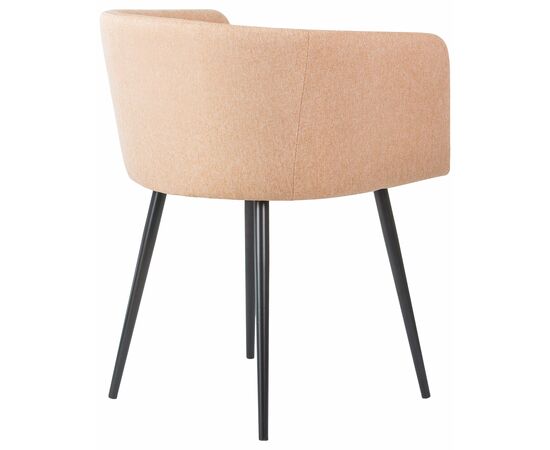 Стул обеденный DOBRIN ALINA, бежевая ткань (LAR-106D-4), Вариант: бежевая ткань (LAR-106D-4), изображение 4 | Интернет магазин мебели и декора LifeDekor