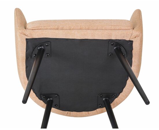 Стул обеденный DOBRIN ALINA, бежевая ткань (LAR-106D-4), Вариант: бежевая ткань (LAR-106D-4), изображение 8 | Интернет магазин мебели и декора LifeDekor