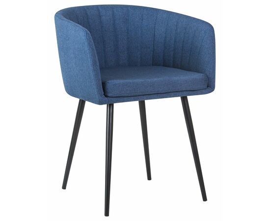 Стул обеденный DOBRIN ALINA, синяя ткань (LAR-106D-21), Вариант: синяя ткань (LAR-106D-21) | Интернет магазин мебели и декора LifeDekor