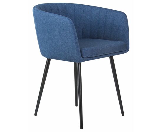 Стул обеденный DOBRIN ALINA, синяя ткань (LAR-106D-21), Вариант: синяя ткань (LAR-106D-21), изображение 2 | Интернет магазин мебели и декора LifeDekor
