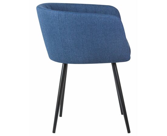 Стул обеденный DOBRIN ALINA, синяя ткань (LAR-106D-21), Вариант: синяя ткань (LAR-106D-21), изображение 3 | Интернет магазин мебели и декора LifeDekor
