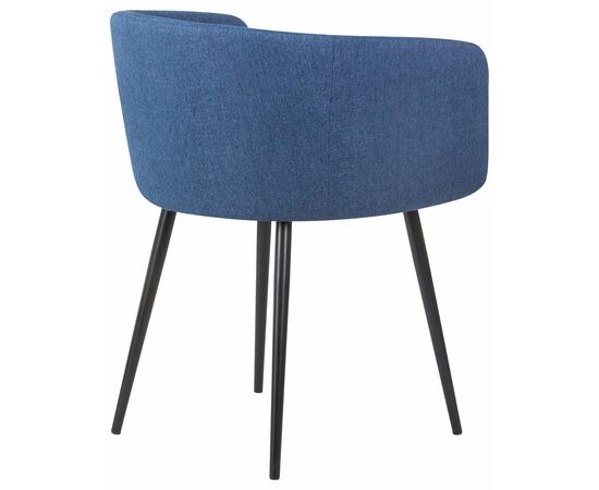 Стул обеденный DOBRIN ALINA, синяя ткань (LAR-106D-21), Вариант: синяя ткань (LAR-106D-21), изображение 4 | Интернет магазин мебели и декора LifeDekor