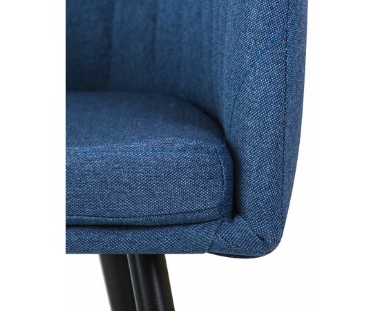 Стул обеденный DOBRIN ALINA, синяя ткань (LAR-106D-21), Вариант: синяя ткань (LAR-106D-21), изображение 7 | Интернет магазин мебели и декора LifeDekor