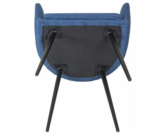 Стул обеденный DOBRIN ALINA, синяя ткань (LAR-106D-21), Вариант: синяя ткань (LAR-106D-21), изображение 8 | Интернет магазин мебели и декора LifeDekor