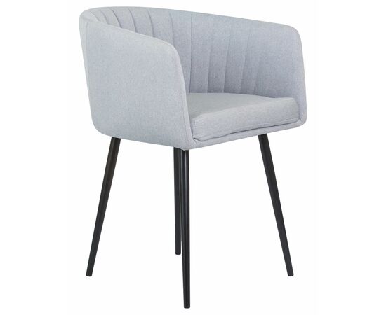 Стул обеденный DOBRIN ALINA, серо-голубая ткань (LAR-106D-23), Вариант: серо-голубая ткань (LAR-106D-23), изображение 2 | Интернет магазин мебели и декора LifeDekor