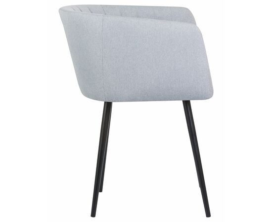 Стул обеденный DOBRIN ALINA, серо-голубая ткань (LAR-106D-23), Вариант: серо-голубая ткань (LAR-106D-23), изображение 3 | Интернет магазин мебели и декора LifeDekor