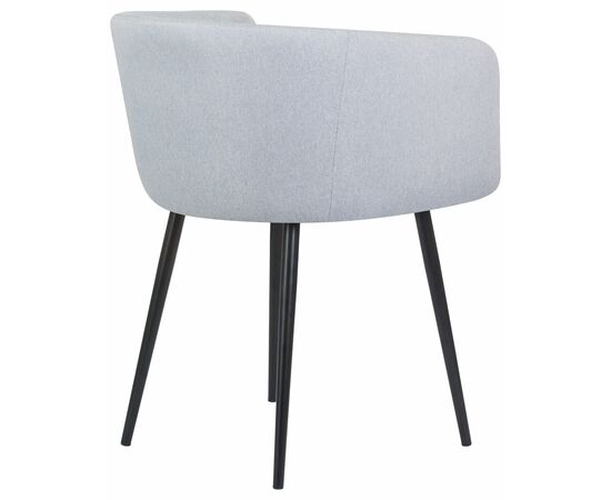 Стул обеденный DOBRIN ALINA, серо-голубая ткань (LAR-106D-23), Вариант: серо-голубая ткань (LAR-106D-23), изображение 4 | Интернет магазин мебели и декора LifeDekor