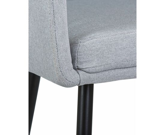 Стул обеденный DOBRIN ALINA, серо-голубая ткань (LAR-106D-23), Вариант: серо-голубая ткань (LAR-106D-23), изображение 7 | Интернет магазин мебели и декора LifeDekor