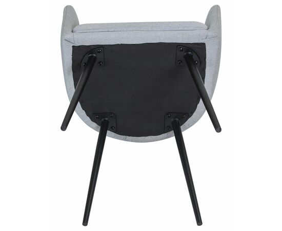 Стул обеденный DOBRIN ALINA, серо-голубая ткань (LAR-106D-23), Вариант: серо-голубая ткань (LAR-106D-23), изображение 9 | Интернет магазин мебели и декора LifeDekor