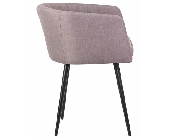 Стул обеденный DOBRIN ALINA, серая ткань (LAR-106D-25), Вариант: серая ткань (LAR-106D-25), изображение 3 | Интернет магазин мебели и декора LifeDekor