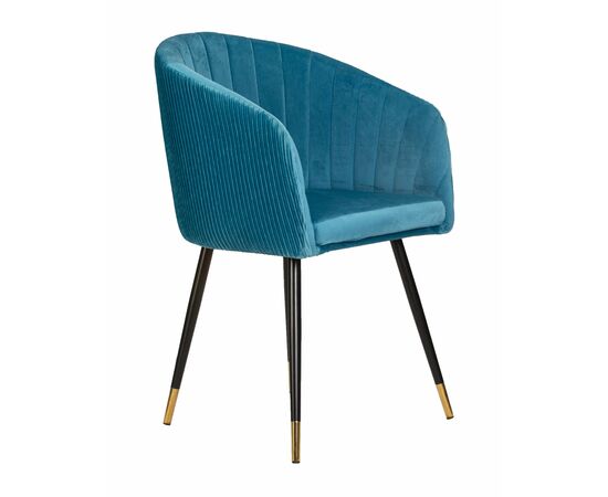 Стул обеденный DOBRIN MARY, морская волна велюр (1922-7), Вариант: морская волна велюр (1922-7), изображение 2 | Интернет магазин мебели и декора LifeDekor