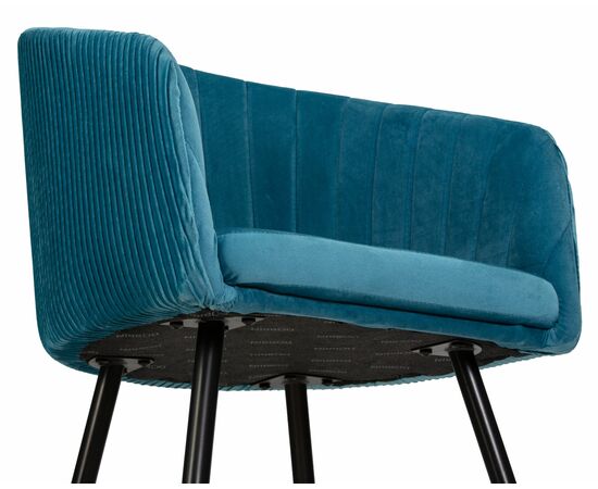 Стул обеденный DOBRIN MARY, морская волна велюр (1922-7), Вариант: морская волна велюр (1922-7), изображение 7 | Интернет магазин мебели и декора LifeDekor