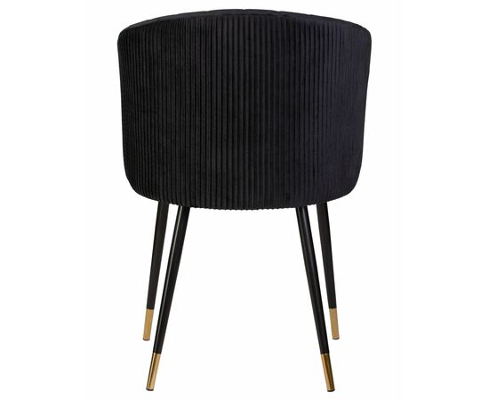 Стул обеденный DOBRIN MARY, черный велюр (1922-21), Вариант: черный велюр (1922-21), изображение 5 | Интернет магазин мебели и декора LifeDekor