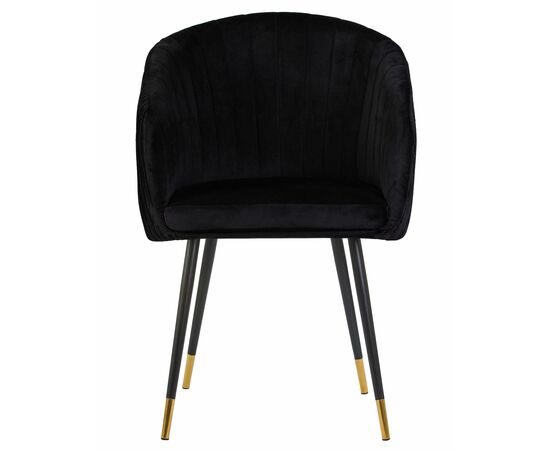 Стул обеденный DOBRIN MARY, черный велюр (1922-21), Вариант: черный велюр (1922-21), изображение 6 | Интернет магазин мебели и декора LifeDekor